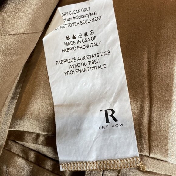 THE ROW Wool Blend Notch Lapel Single Breasted Blazer - Picture 8 of 9